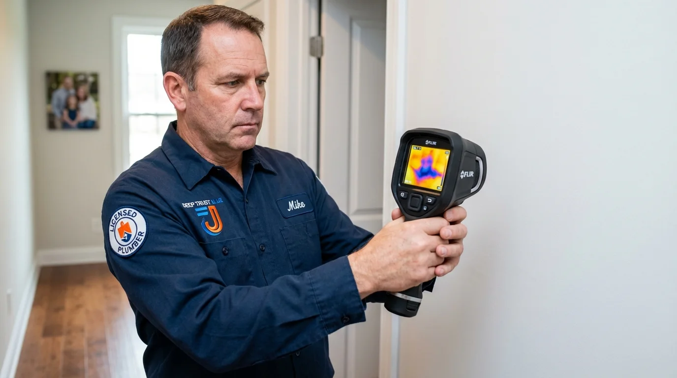 Thermal imaging leak detection by Johns Plumbing LLC in Saline